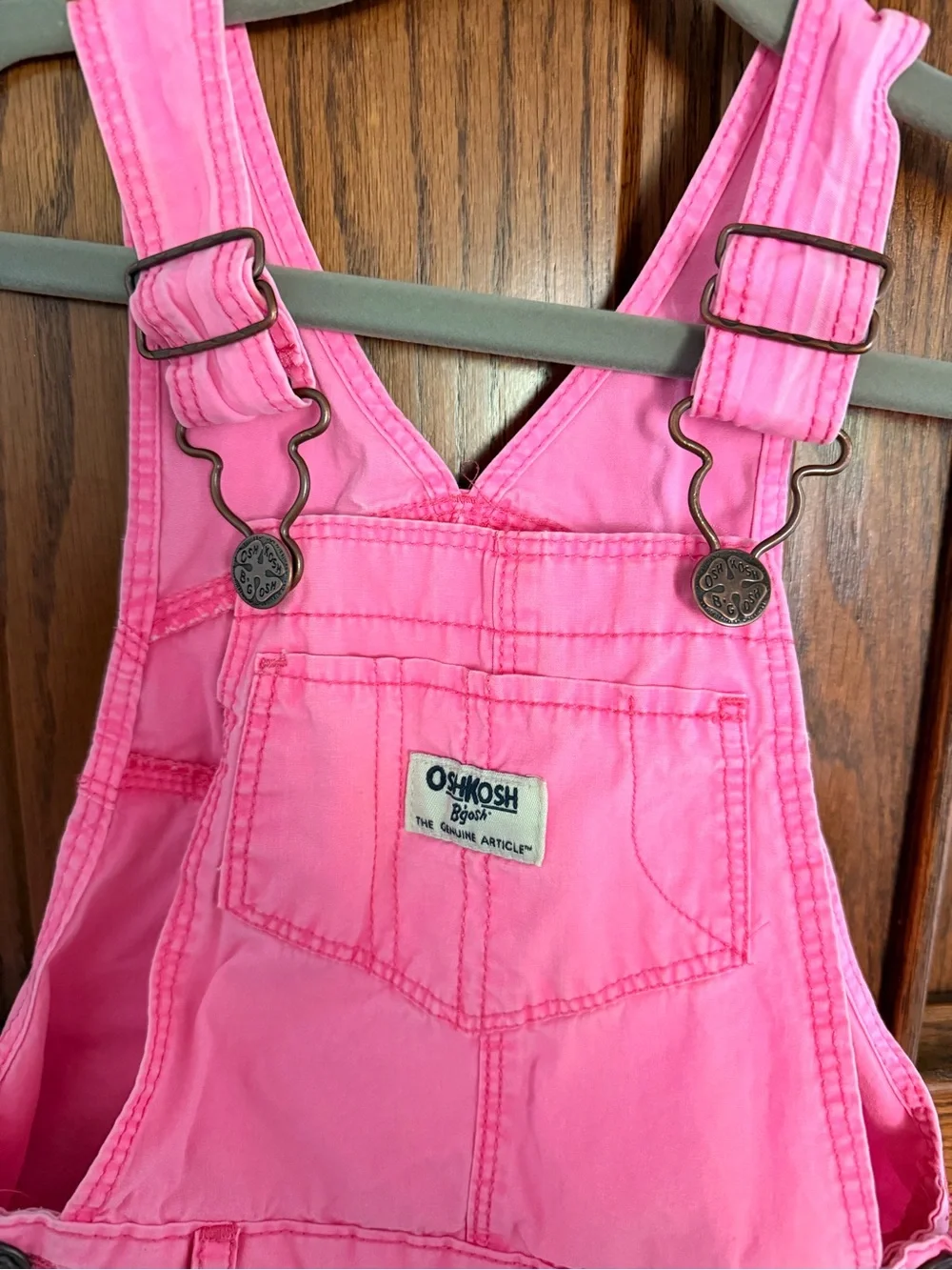 OshKosh B'gosh Pink Shortall Overalls for Kids